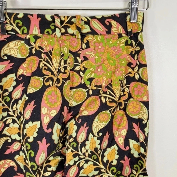 Zara 70s Multicolored Groove Flare Paisley Printed  Pant - Picture 13 of 15